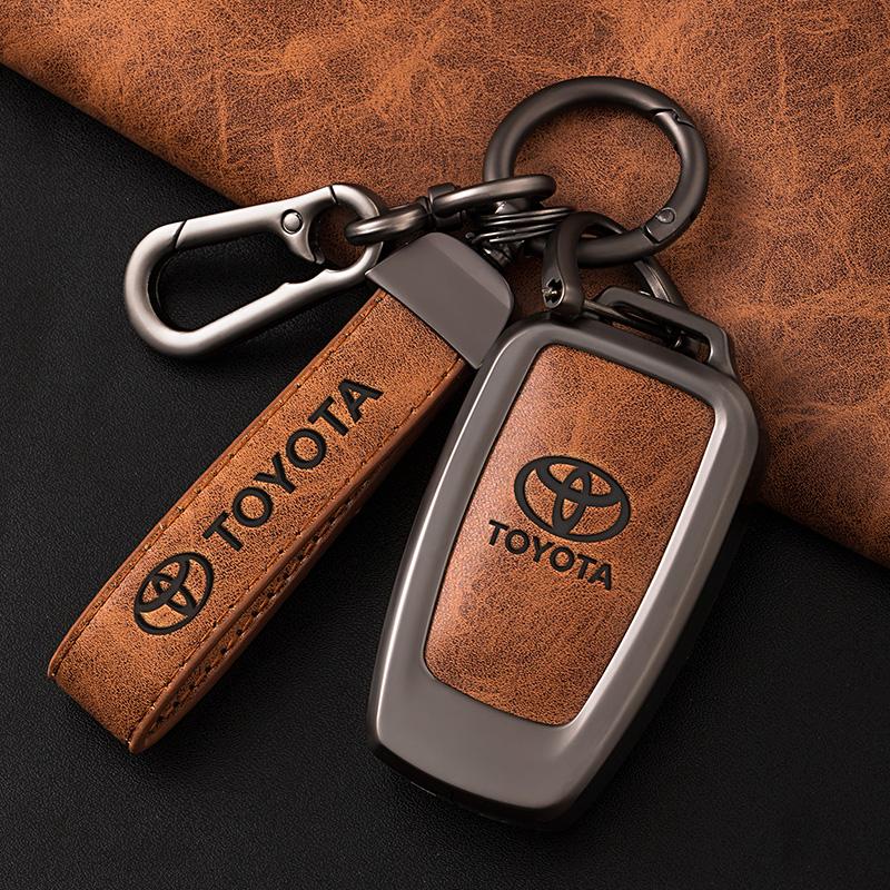 Gorący Pokrowiec na Kluczyk Samochodowy ze Stopu Cynku Dla Toyota Camry Prius Land Cruiser Prado 150 Crown Dla Su