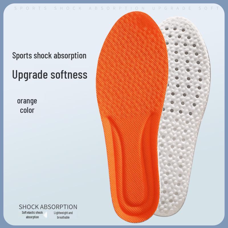 Ultra-Comfort Shock-Absorbent Insoles: Anti-Pain, Sweat-Absorbent, for Long Standing & Sports