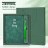 A5 Leather Business Notebook Gift Set with Custom Logo