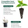 50PC Soilless Growing CharcoalBiochar SpongesFlower Growing SpongesReplacement Nutrient SoilPoly SoilSquare