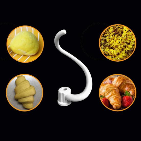 Piesă de schimb pentru cârlig de aluat acoperit cu spirală din metal pentru mixerul cu suport KitchenAid 6QT