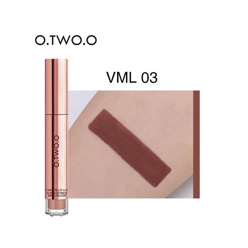 O.TWO.O - Matte Velvet Lip Gloss - 4 COLORS
