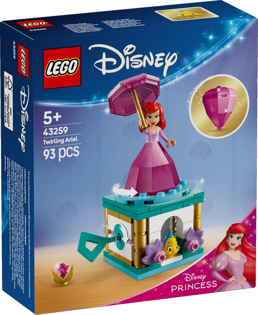 LEGO Disney princezna Ariel hrací kostka Vzdělávací5678Disney Goods hrací domeček 43259
