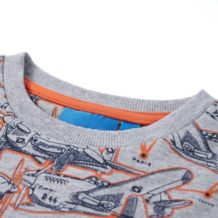 Sweatshirt pour enfants gris mélange 92/104/116/128/140