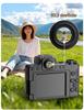 DC101 68MP Mirrorless Camera with Flip Screen and Viewfinder Knob