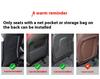 rvcr3 For Mitsubishi Outlander Pajero Asx Lancer EX Evolution X Ralliart Car Seat Back Protection Anti-Kick Pad Rear Seat Storage Bag
