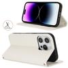 Stand Case for iPhone 14 Pro Max Litchi Texture Leather Flip Phone Cover with Strap/Wallet