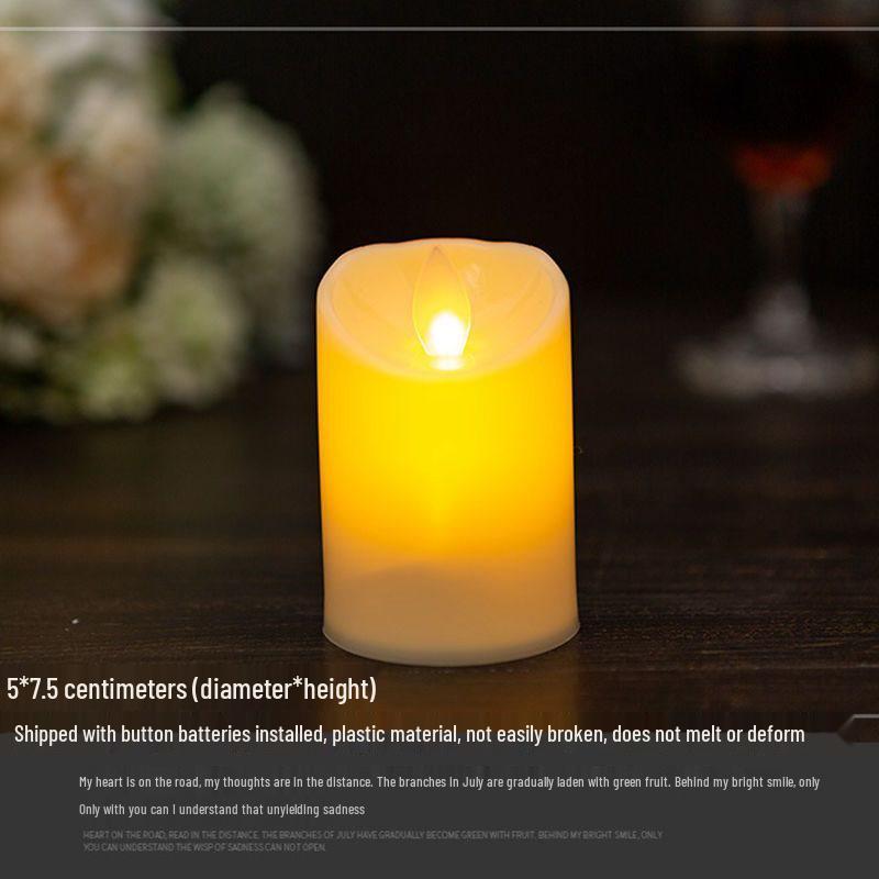 Rechargeable LED Candle Lights with Remote Control for Weddings, Birthdays, and Romantic Proposals