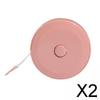 2xRetractable Ruler 150cm Body Measure Tape Accurate Portable Self Tightening Retractable Measuring