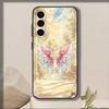 Angel Wing   Phone Case For Samsung Galaxy A73,A72,A71,A70,A53,A52,A51,Soft Silicone Black Cover