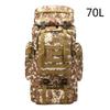 70L Large Capacity Camouflage Tactical Backpack Waterproof Outdoor Hiking Bag