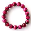 [GOLD STONE] Pink Tiger Eye Bracelet, 12mm, Tiger Eye Stone, Natural Stone, Power Stone, Inner Circumference: Approx. 16cm