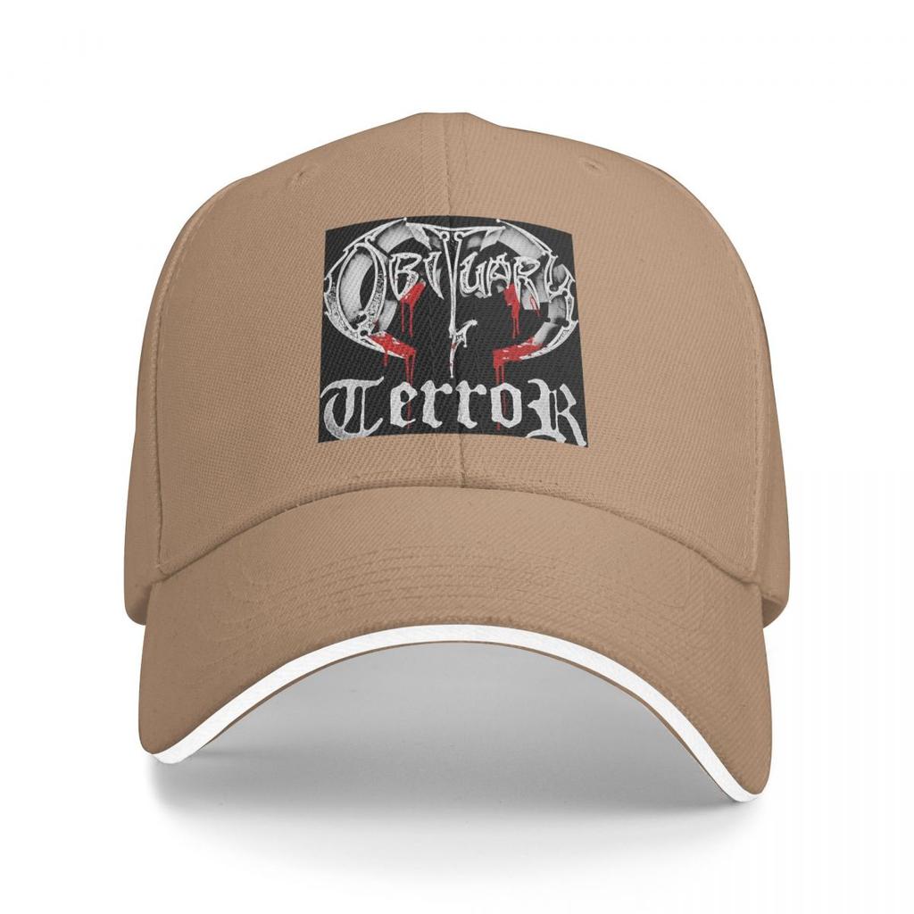 Unisex Baseballkepsar Dödsannons Death Metal Rockband Musik Utomhus Streetwear Sport Baseballkepsar Hip Hop Keps Casquette Hattar