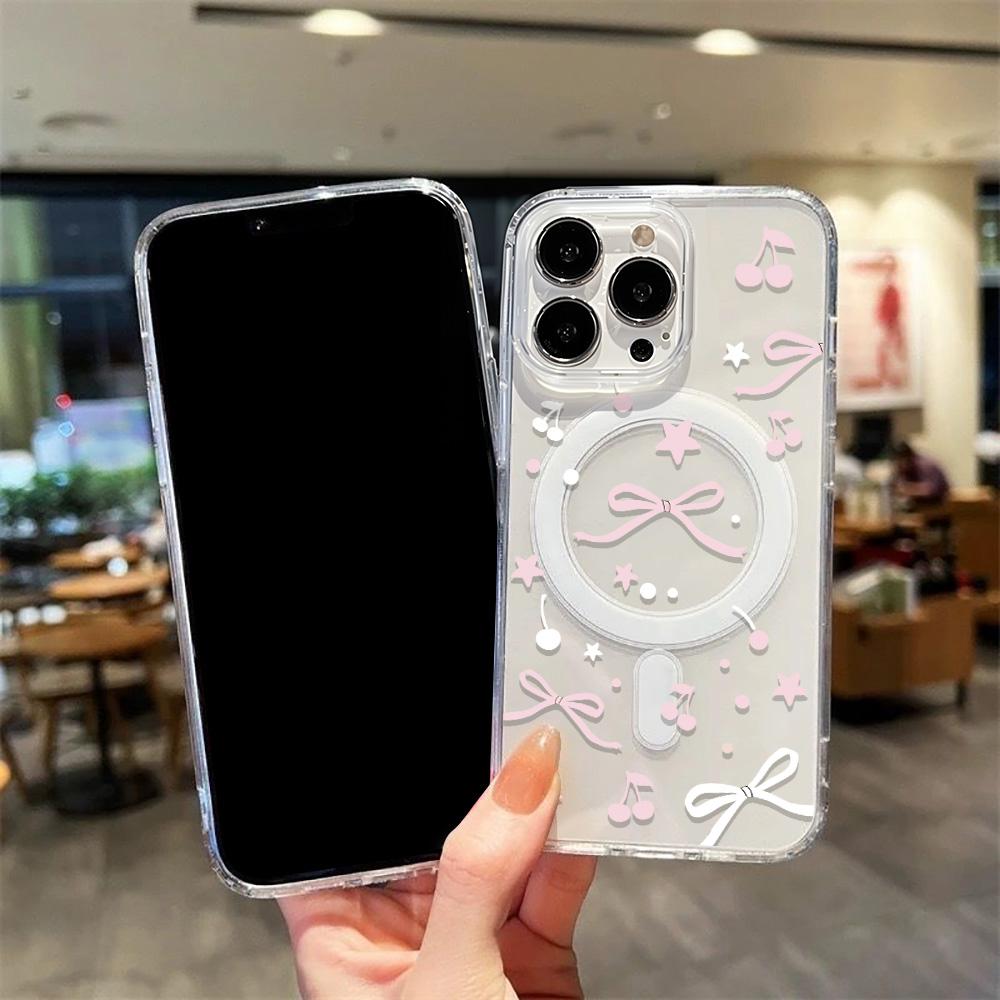 Magnetic Phone Case for iPhone 12 14 16 17 Pro 17 16 15 14 13 12 Pro Max  12 13 14 15  16 High Quality Shockproof Shell Full Protection Cute Style