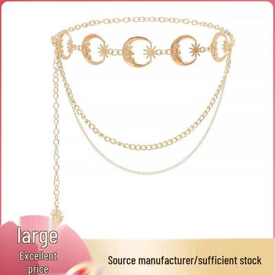 Trendy Metal Waist Chain Body Belt for Women - Stylish Cross-Border Fashion