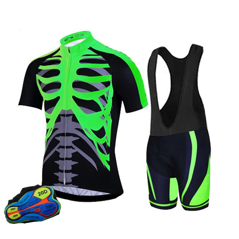 2026 Summer Breathable Cycling Suit Set Bike Uniform Suit Style Men's MTB Wear Pro Team Cycling Jersey Short Sleeve Bicycle Clothing Summer