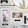 Rotatable Waterproof Anti-Fog Phone Holder for Bathroom & Kitchen Wall Mount