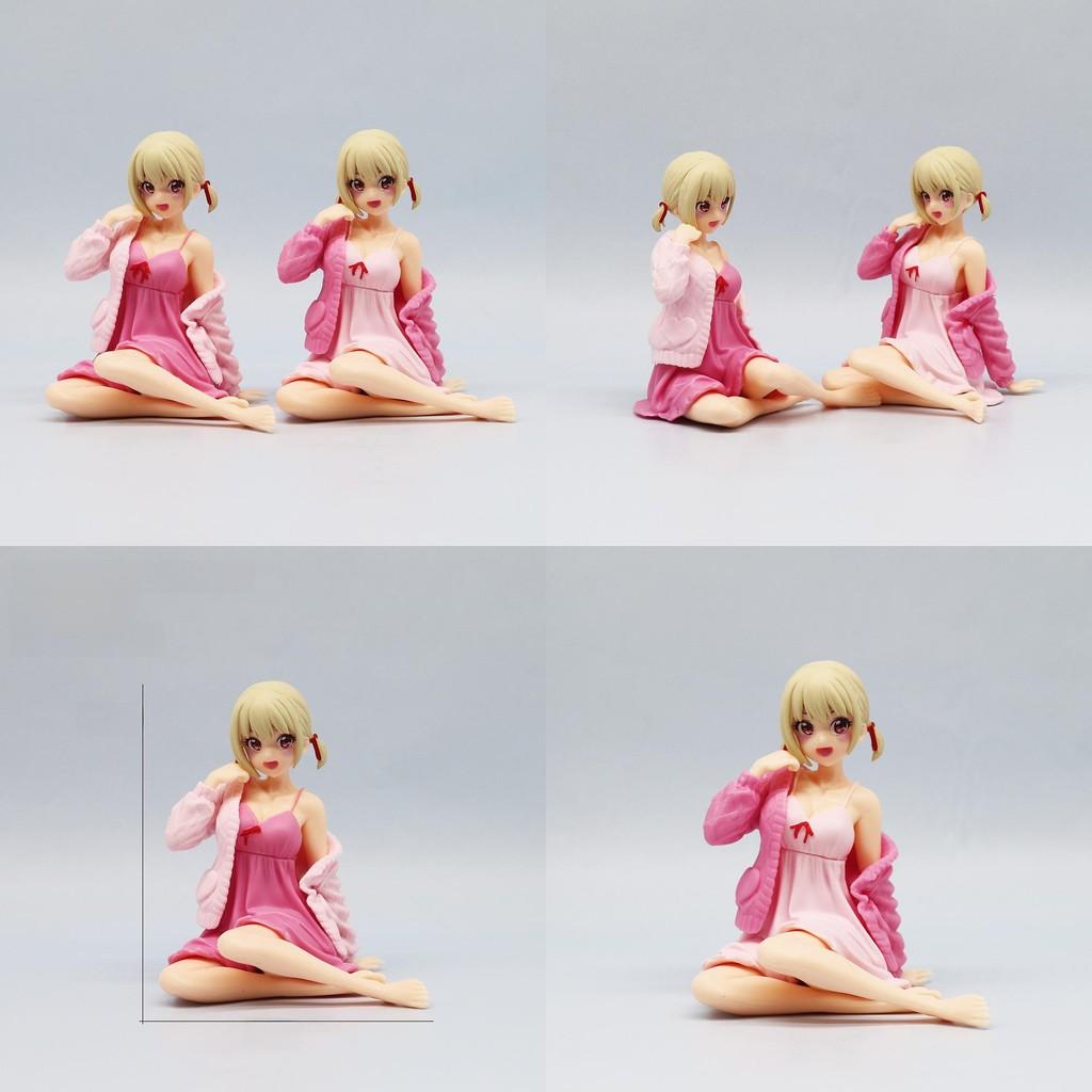 Lycoris Recoil Nishikigi Chisato Pvc Model With Sitting Posture For Anime Enthusiasts
