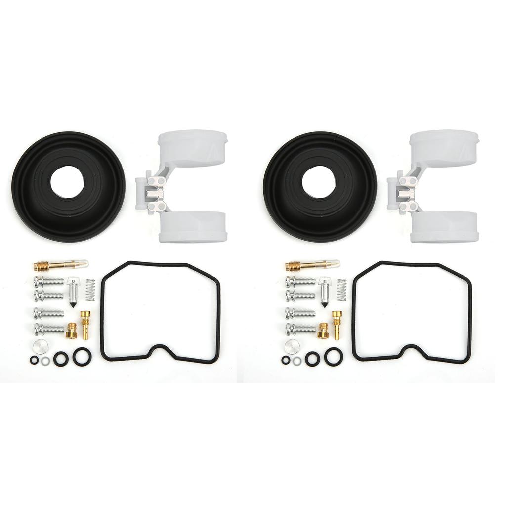 2 Sets Carburetor Rebuild Fix Kit Carb Overhaul Fit for Kawasaki Vulcan 500 EN500 1991‑1995