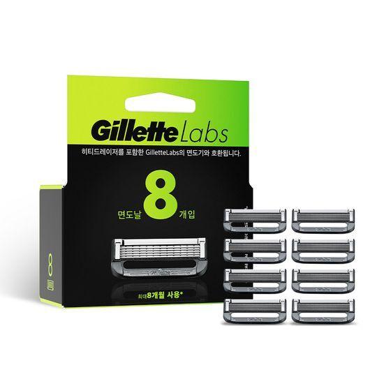 Gillette Labs Deep Cleansing Bar Razor Blades, 8-Pack