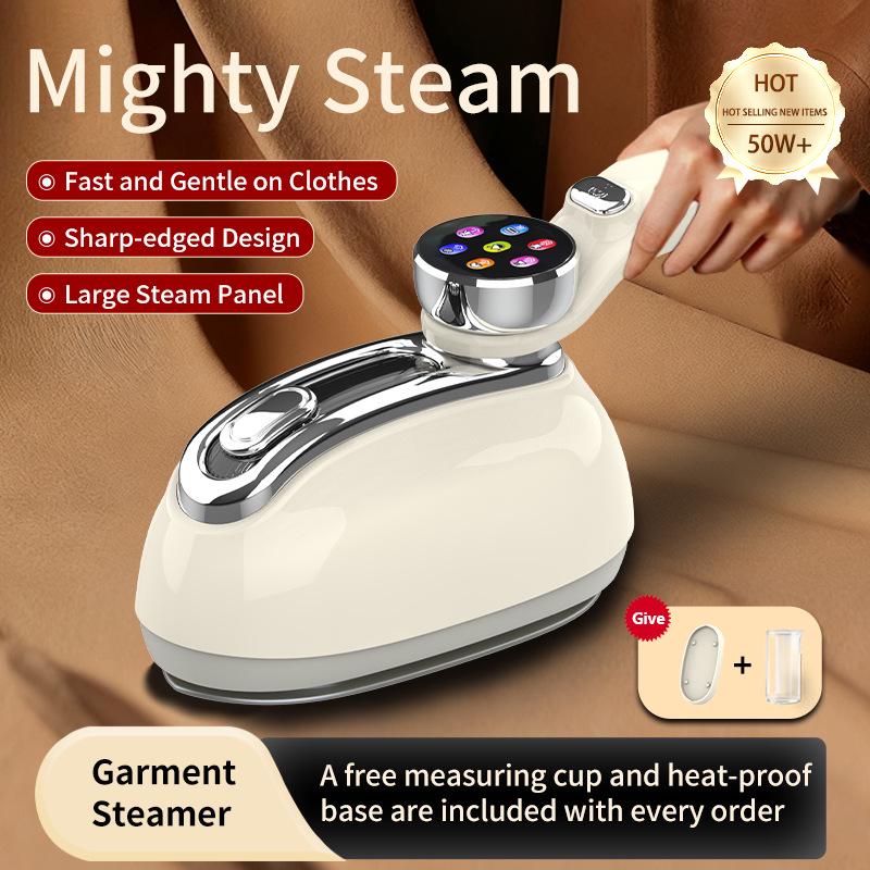 Electric Portable Garment Steamer: Dual-Use Dry/Wet Iron for Home & Travel