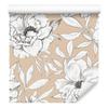 Wallpaper Flowers Pattern for Living Room and Bedroom 50x1000