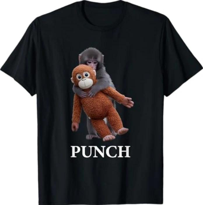 Cute Punch Baby Monkey Tshirt S