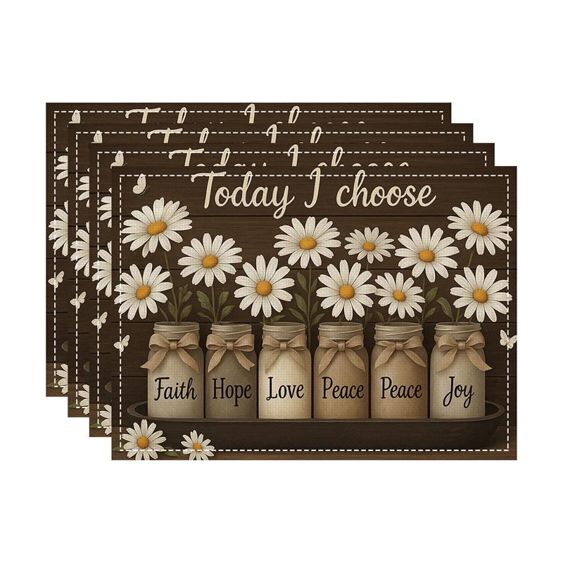 Autumn Thanksgiving Pumpkin & Maple Leaf Table Mat - Heat-Resistant Party Decor Coaster