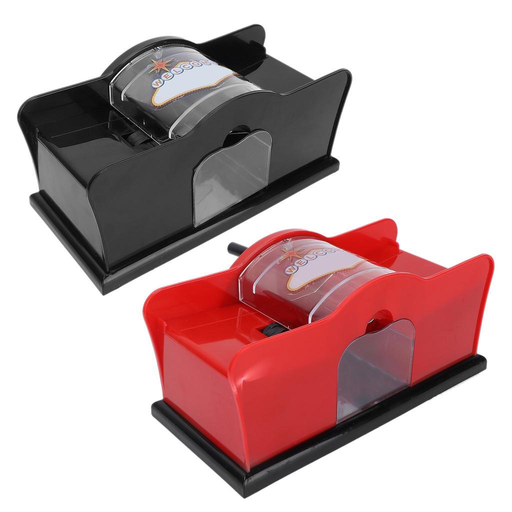 Shuffler manual de cartas de 1-2 baralhos, ferramenta de embaralhamento manual de cartas de pôquer