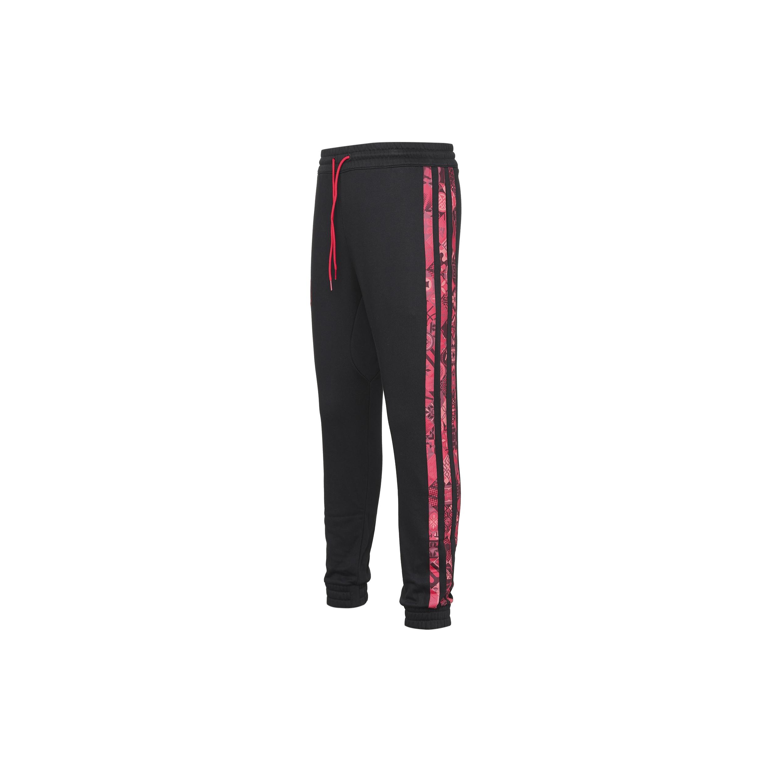adidas Mic Dame Pant limited Side Stripe Basketball Sports Bundle Feet Pants Black Men s HP1022 S