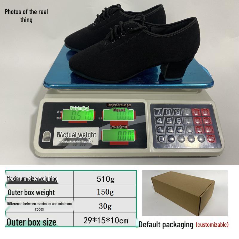 Women's Professional Latin Dance Shoes with Mid-High Heel and Soft Sole for Ballroom, Teacher Training, and Square Dancing.