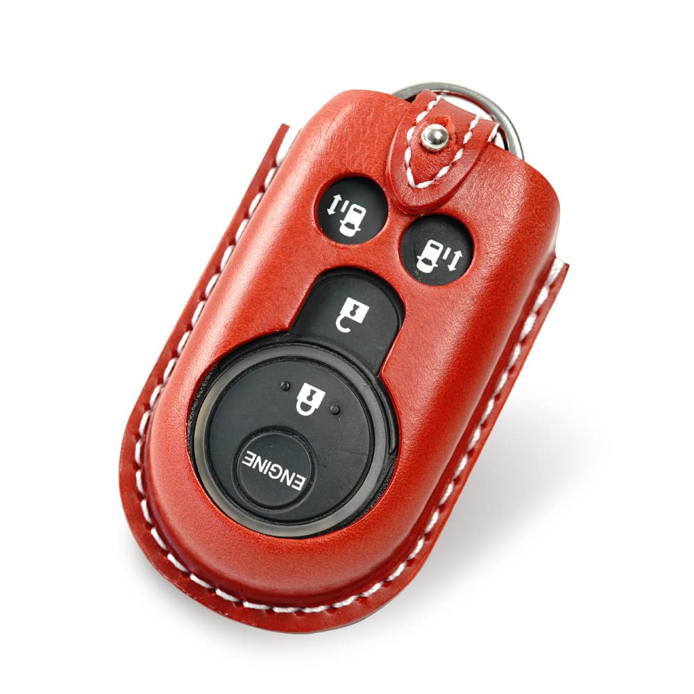 

Чехол-стартер двигателя из натуральной кожи для Honda и ключ-ключ [Kecha-ya] N-ONE, N-WGN, N-BOX, Чехол, Крышка, honda-sbRD4B