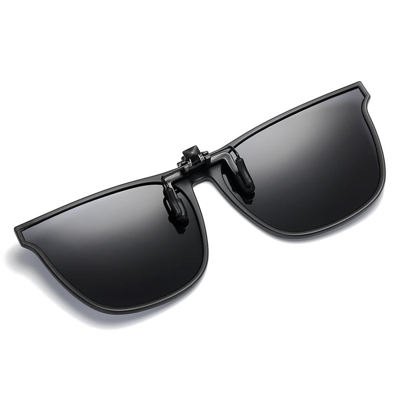 Trendy Polarized Clip-on Sunglasses for Myopia: UV Protection, Night Vision, Driving & Fishing, Unisex