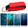 Scuba Diving Wrist Straps Adjustable Wristband with Stainless Steel D-Ring Sticky Scuba Diving Accessories for Lights