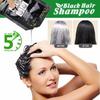 Dexe Natural Black Hair Dye Wash - Ten-Pack Comb for Gray Coverage, Gentle On Hair
