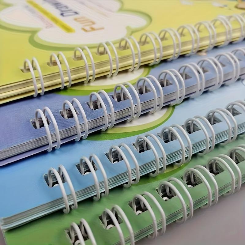 4 Books+1 Pen+5 Refills +1 Pen Holder, Children's Copybook, Children's Practice Book, Magic Word Book, Early Childhood Education Workbook