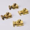 Solid Brass Cabinet Fastener Lock Mounted Hardware Furniture Door Bolt  Cupboard Hardware