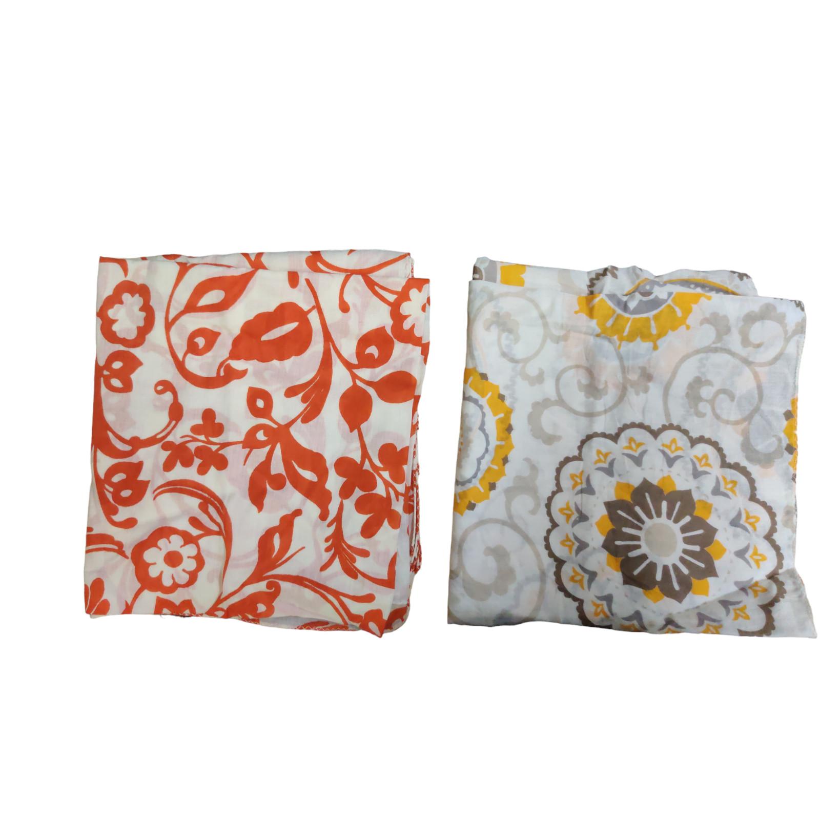 

@ Indian Traditional Cotton Dupatta Flower Design Pack Of 2 v760 MJ-237-60%OFF