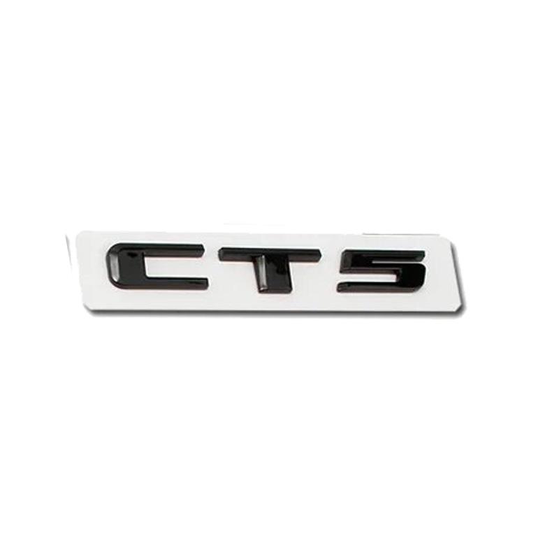 

For Cadillac CT5 AWD 25T 28T 40T ABS Car Front Grille Emblem Cover Rear Trunk Badge Stickers Tail Displacement Decal Accessories