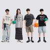 GXG Men's Collaborative Series Cartoon Print Short-Sleeve Knit T-Shirt