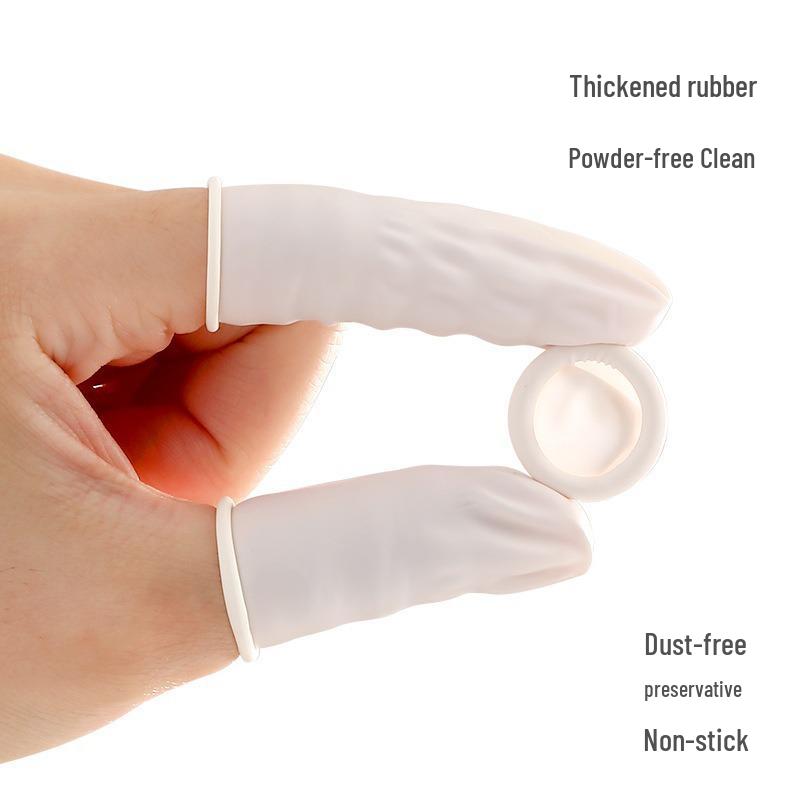 Anti-static, Dust-free Latex Finger Cots for Electronics, Nail Art, Tattooing, Non-slip & Wear-resistant