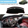 Fit for Dodge Charger 2011-2023 Accessories (Without HUD) Dash Cover Custom Dashboard Cover Mat Non-Slip Pad Sunshield Cover Center Console Protector