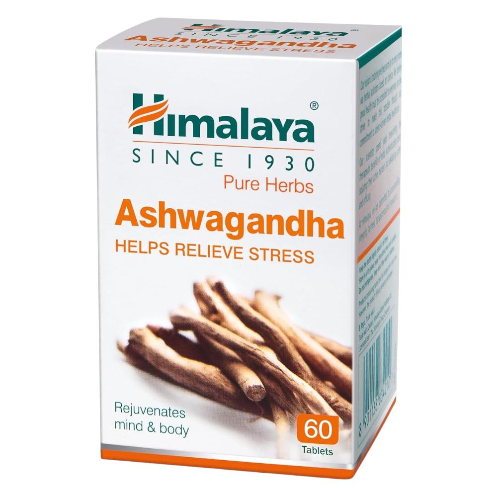 Himalaya Ashwagandha Tablets 250mg Stress Relief Mind Body Rejuvenation 60 Tablets