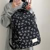 Daypack Three-piece School Bag Set Casual Large Capacity Nylon Bow Backpack Crossbody Bag Polyester Students School Bag