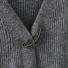 Schal-Cardigan-Verschluss Legierung Dekorative Brosche Vintage Retro Brosche Natürlicher Großer Sicherheitsnadel-Brosche Für Pendeln Schals Kleider