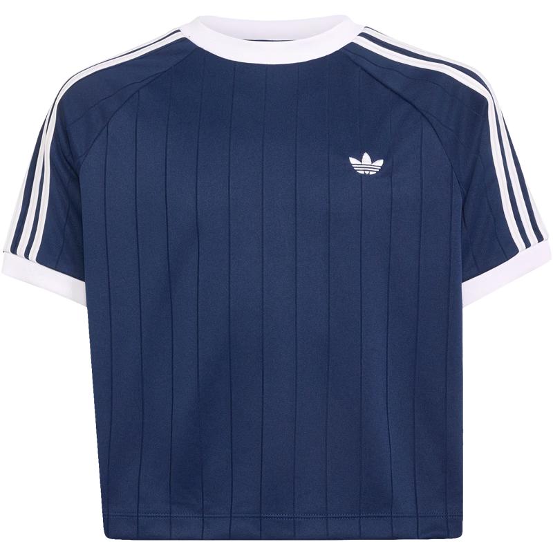 Adidas Kids Trefoil Striped Short Sleeve T-Shirt 164