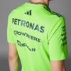 adidas X Mercedes-Amg Petronas F1 Collaboration T-shirt à Manches Courtes Rayé Simple Confortable Doux Polyvalent Mode Hommes T-shirts Vert JZ7402