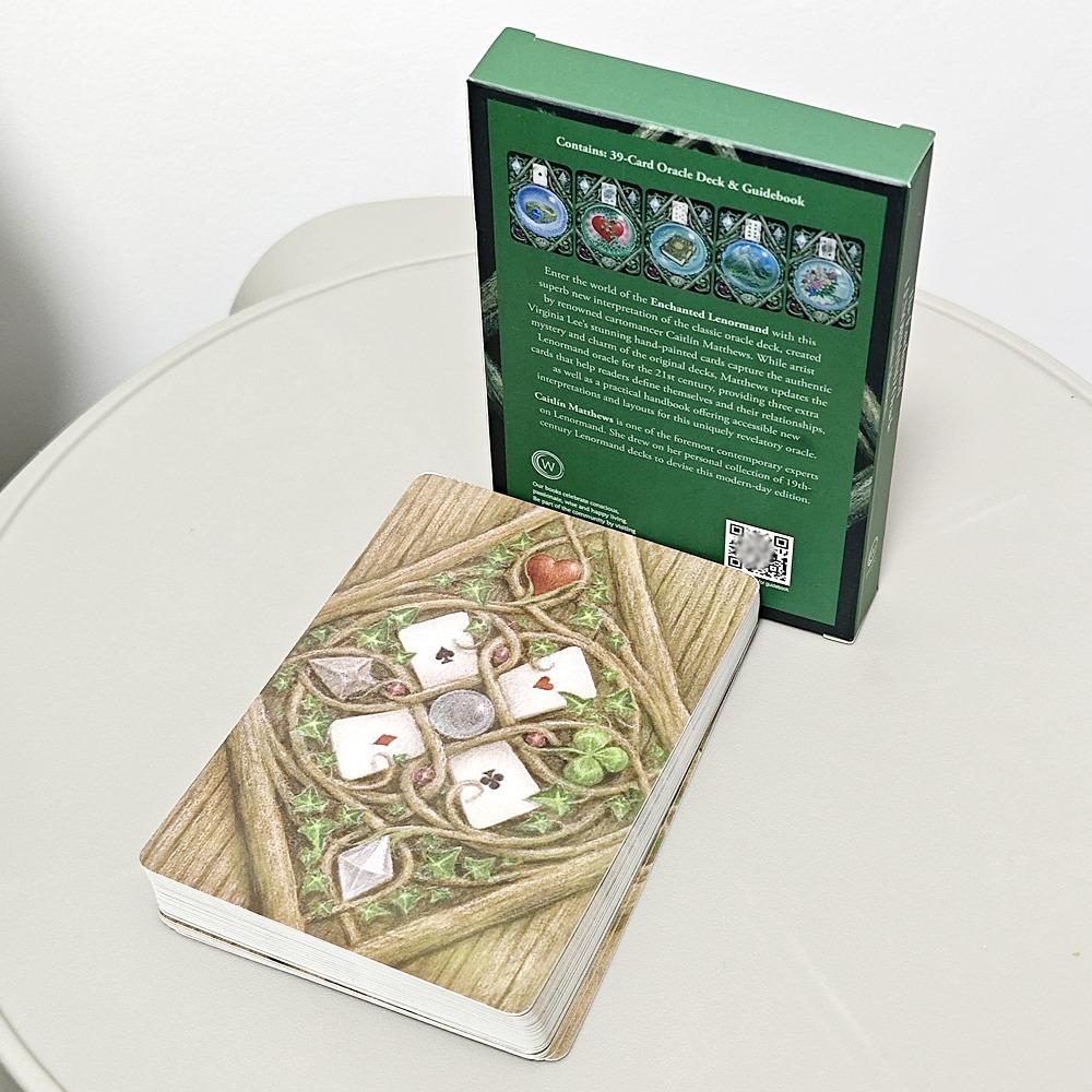 10,4*7,3 cm Oracolul Lenormand fermecat 39 de cărți magice pentru a-ți dezvălui adevăratul sine și destinul tău