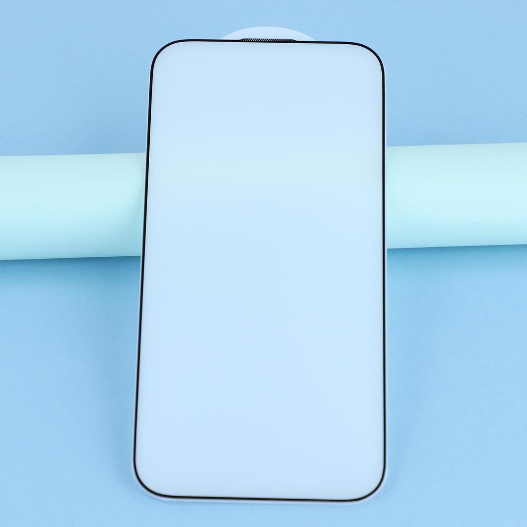 For iPhone 17 Pro Screen Protector Electroplated Ultra Clear Tempered Glass Film with Dust-Proof Mesh