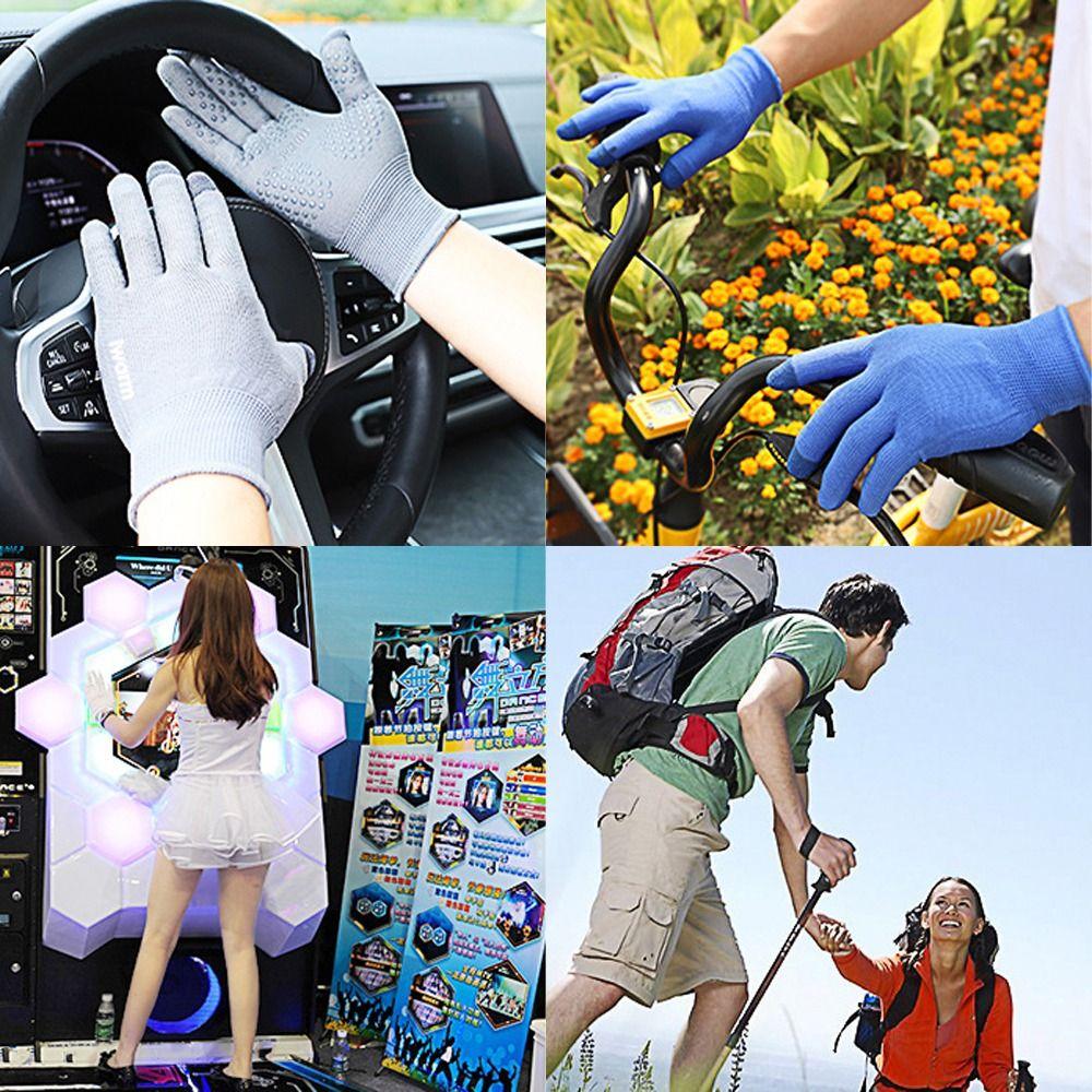 Fashion Driving Letter Anti UV Outdoor Korean Mittens Women Sunscreen Gloves Climbing Men Gloves